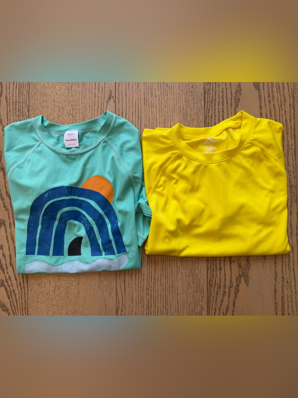 Hanna Andersson & Kanu Surf 2 Boys’ Swim Short-Sleeve Rash Guards Size 12